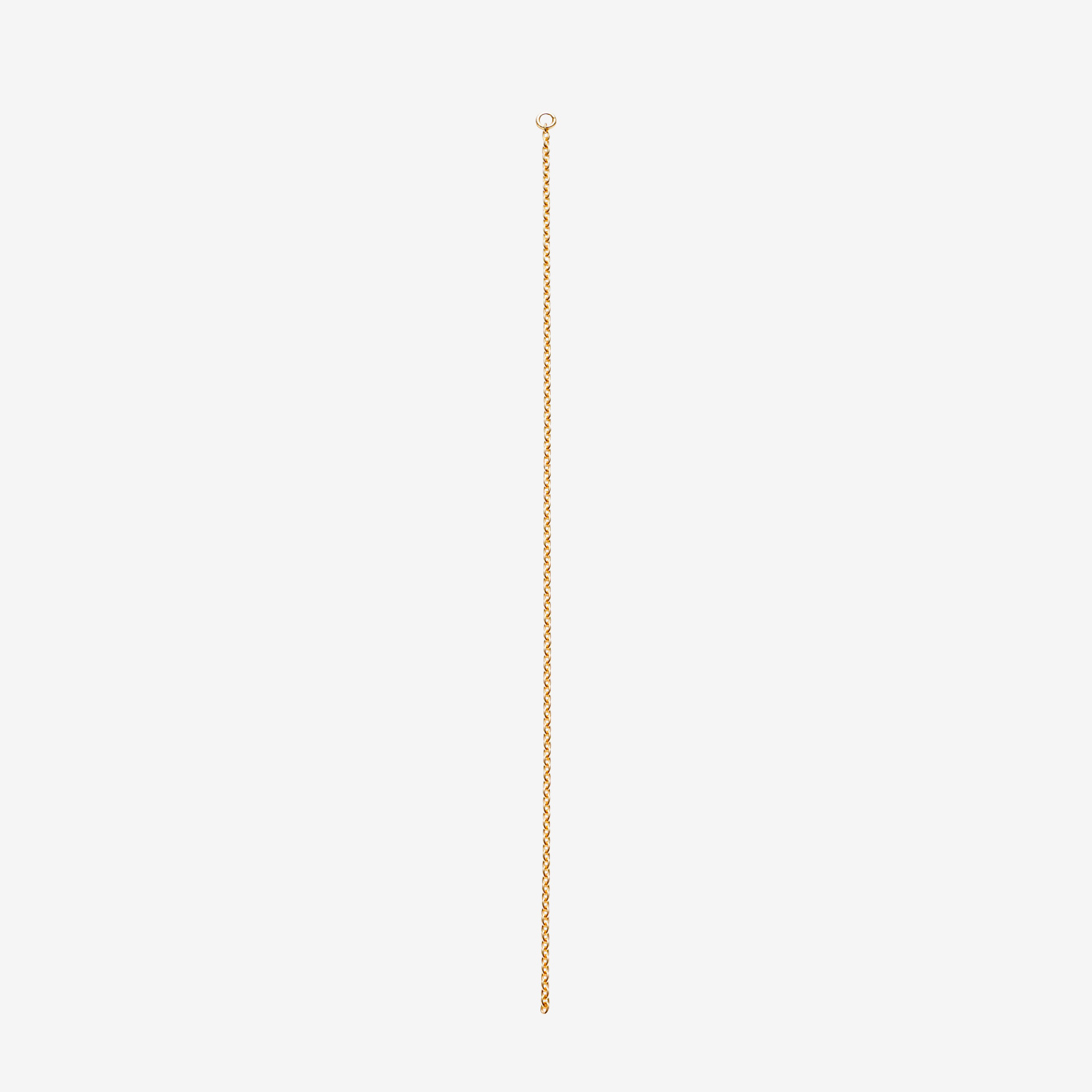 チェーンピアスチャーム 10cm(K10YG)