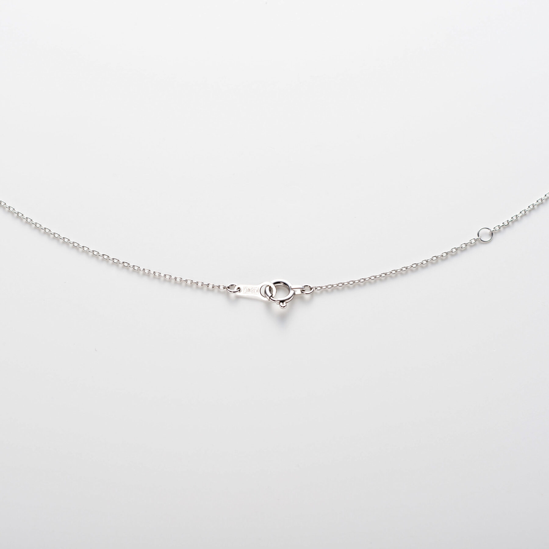 ‘アンプルミエ’ ダイヤモンドネックレス0.07ct(K18WG)
